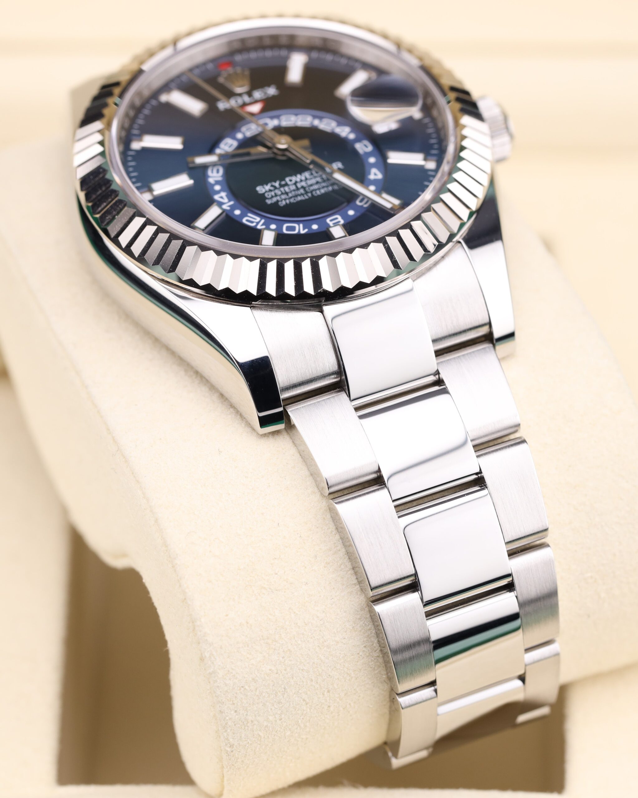 Mid-size vintage dress watch with clean dial