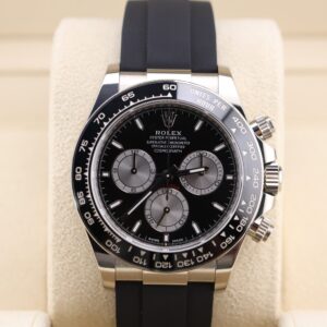 Vintage mechanical wristwatch on leather strap