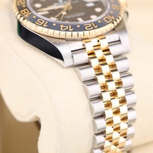 Vintage sports wristwatch side view