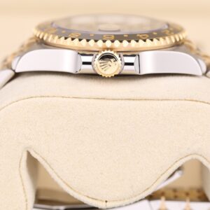 Retro automatic watch on wrist