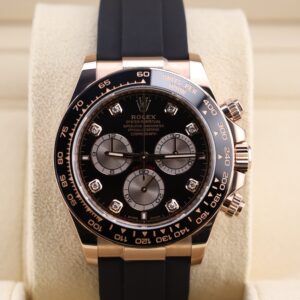 Retro chronograph watch with patina dial