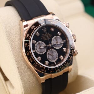 Neo-vintage luxury watch with detailed dial