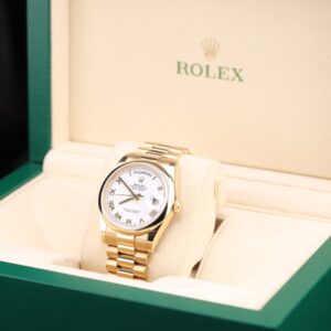 Retro chronograph watch with original lume