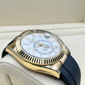 Retro chronograph watch with original lume