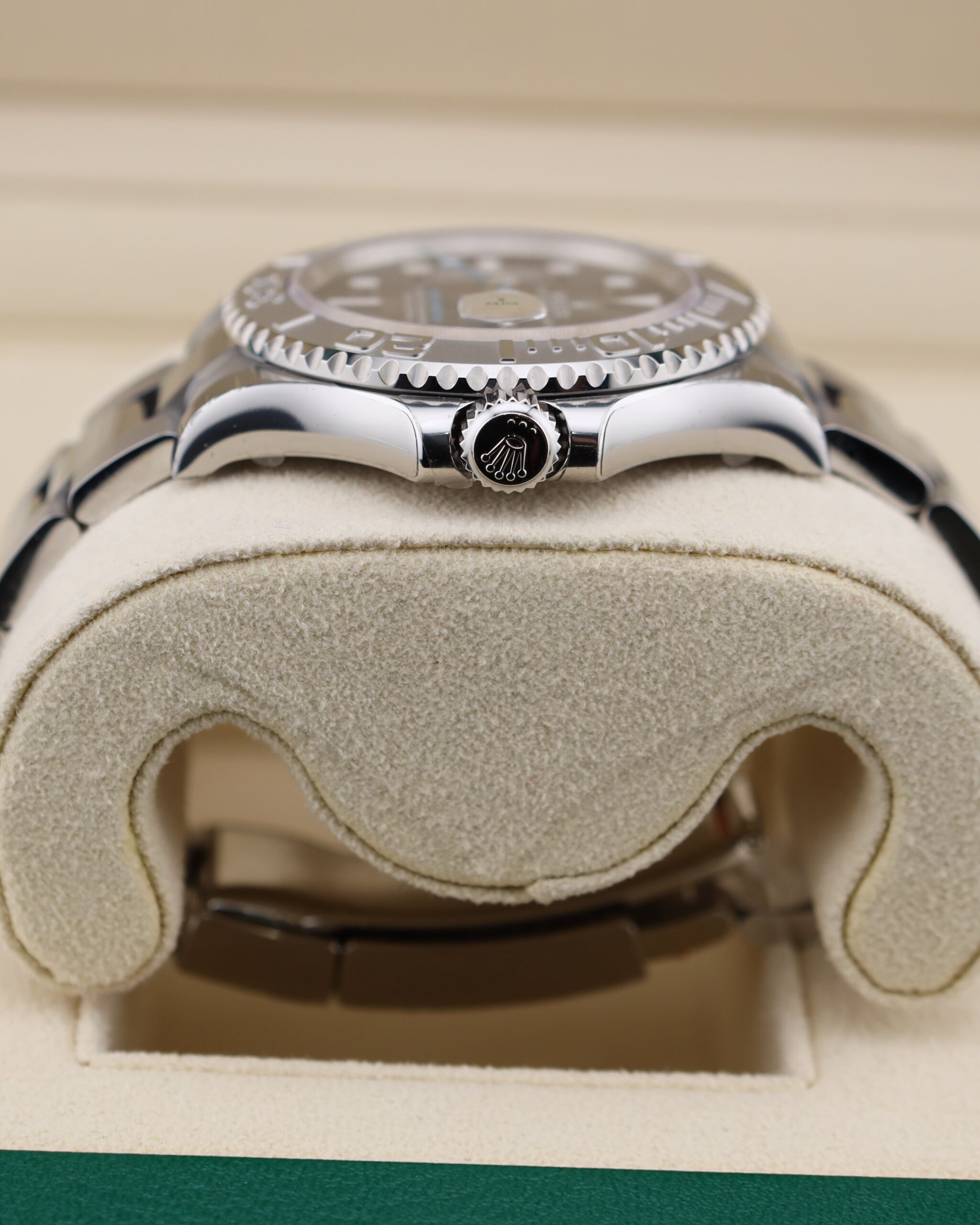 Neo-vintage luxury automatic watch close-up