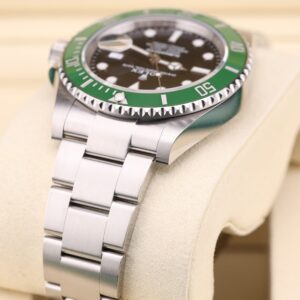 Discontinued steel sports watch on wrist