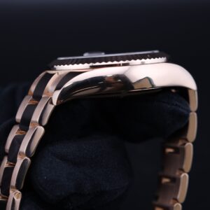 Vintage mechanical wristwatch dial close-up