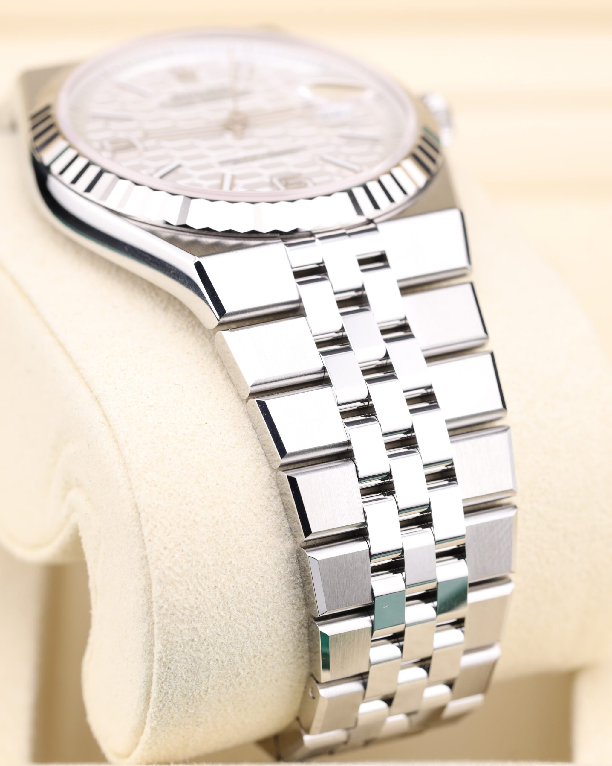 Retro automatic watch with original patina dial