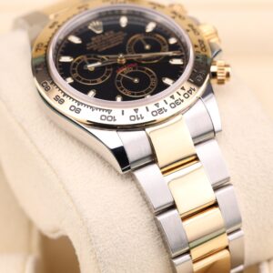 Classic vintage wristwatch with leather strap