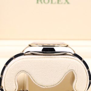 Classic retro chronograph wristwatch close-up