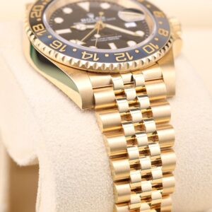 Classic retro chronograph wristwatch close-up