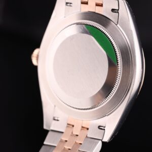Mid-size vintage dress watch on wrist