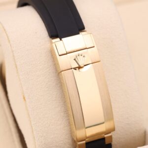 Vintage mechanical wristwatch on leather strap