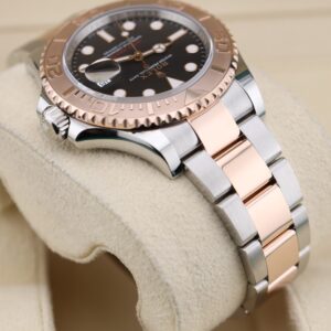 Vintage mechanical wristwatch with patina dial