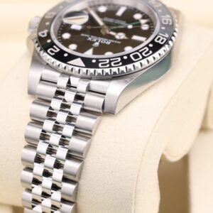 Retro chronograph watch with original lume