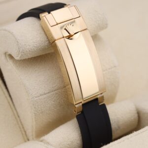 Neo-vintage automatic wristwatch close-up
