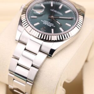 Retro chronograph watch with original lume