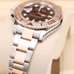Retro chronograph watch with luminous hands