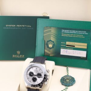Classic vintage wristwatch with leather strap