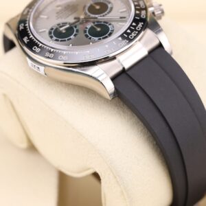 Classic vintage wristwatch with leather strap