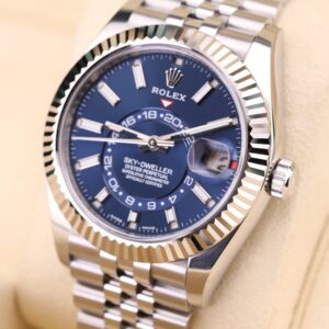 Mid-size vintage dress watch on wrist