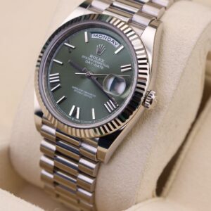 Retro chronograph watch with original lume