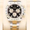 Retro automatic watch with original patina dial