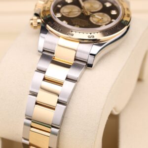 Retro automatic watch with original patina dial