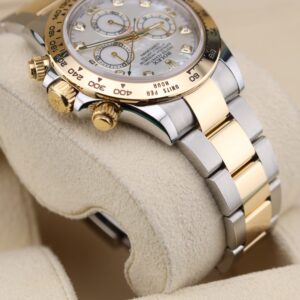 Vintage mechanical wristwatch with patina dial