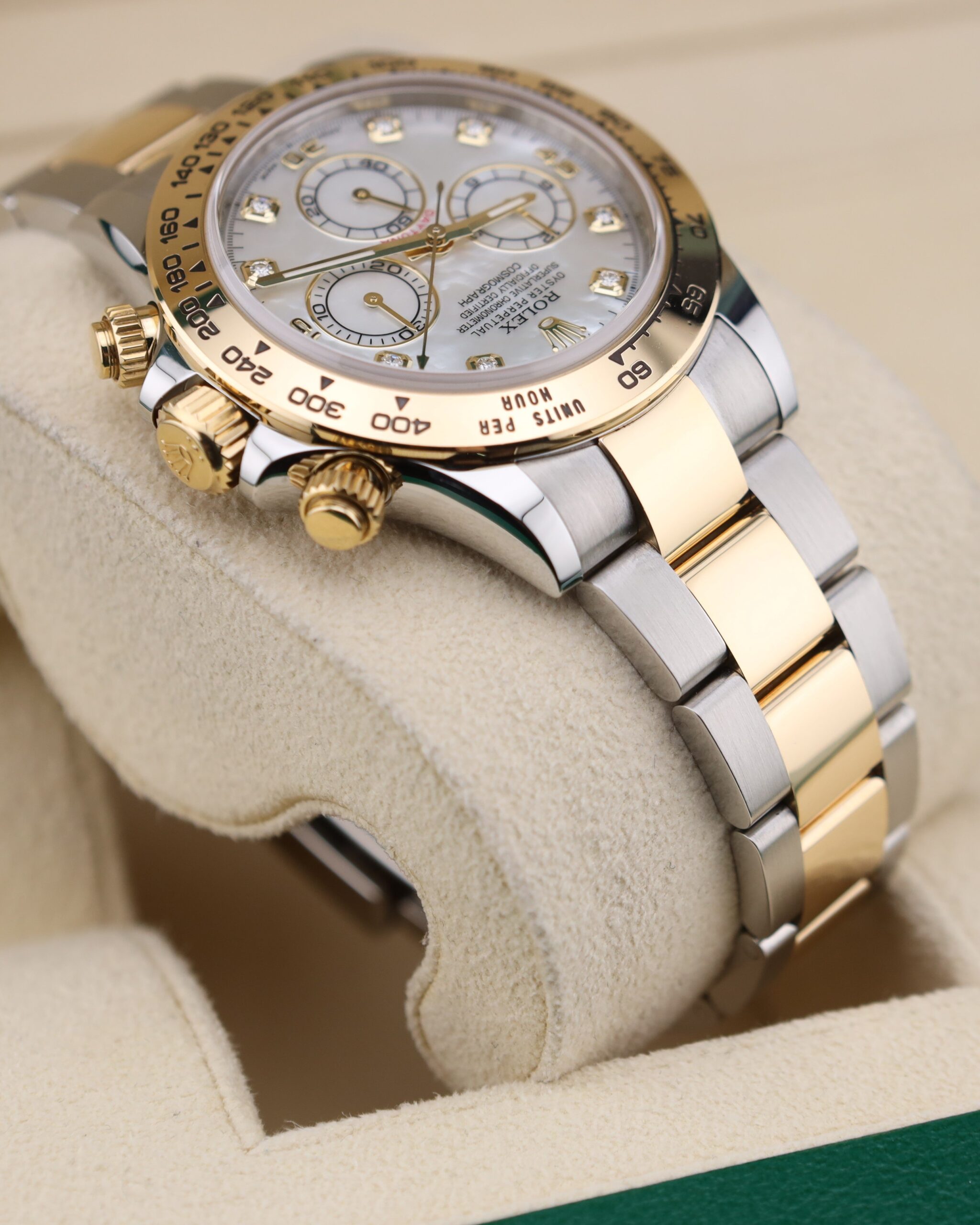 Vintage mechanical wristwatch with patina dial