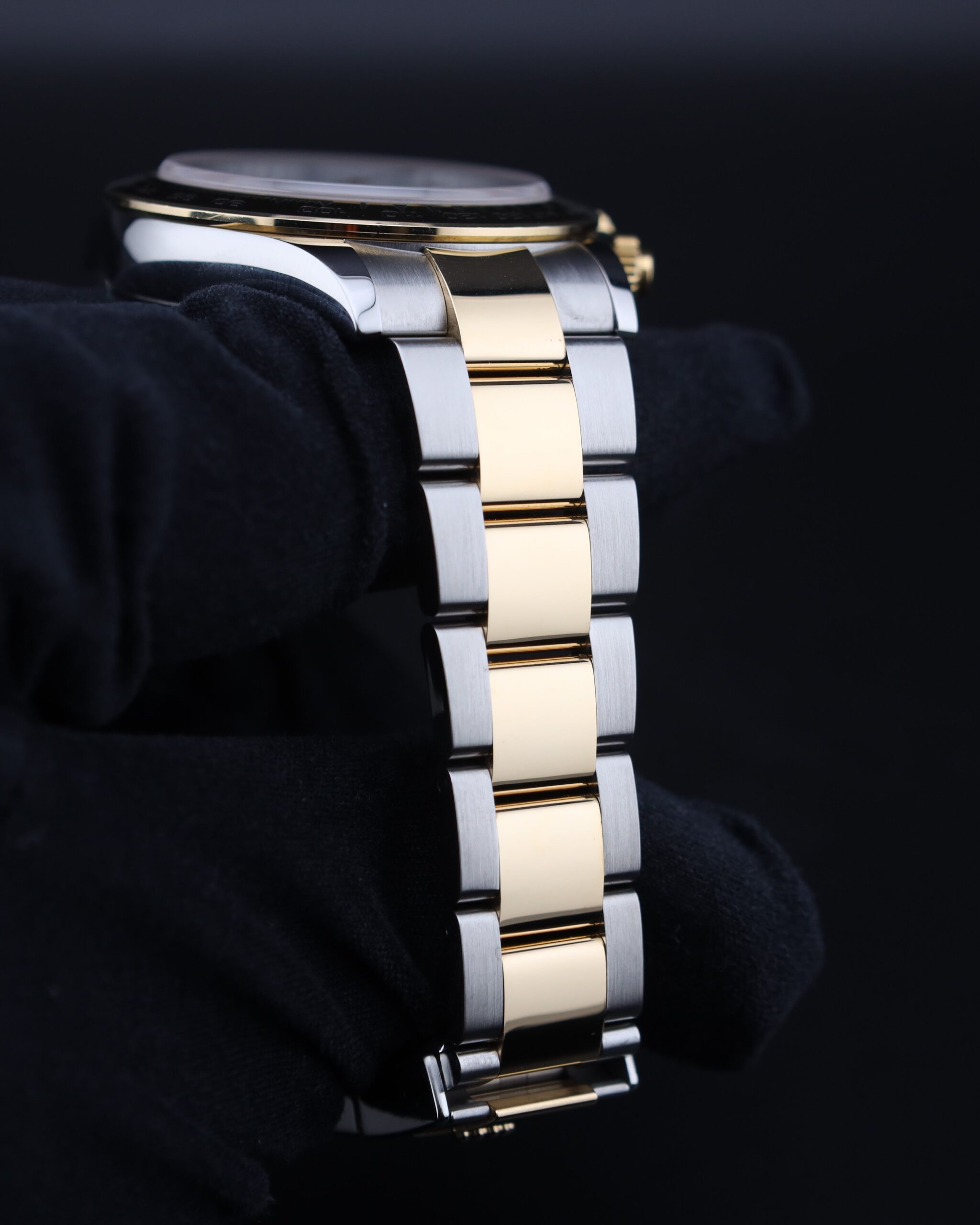 Retro chronograph watch with original lume