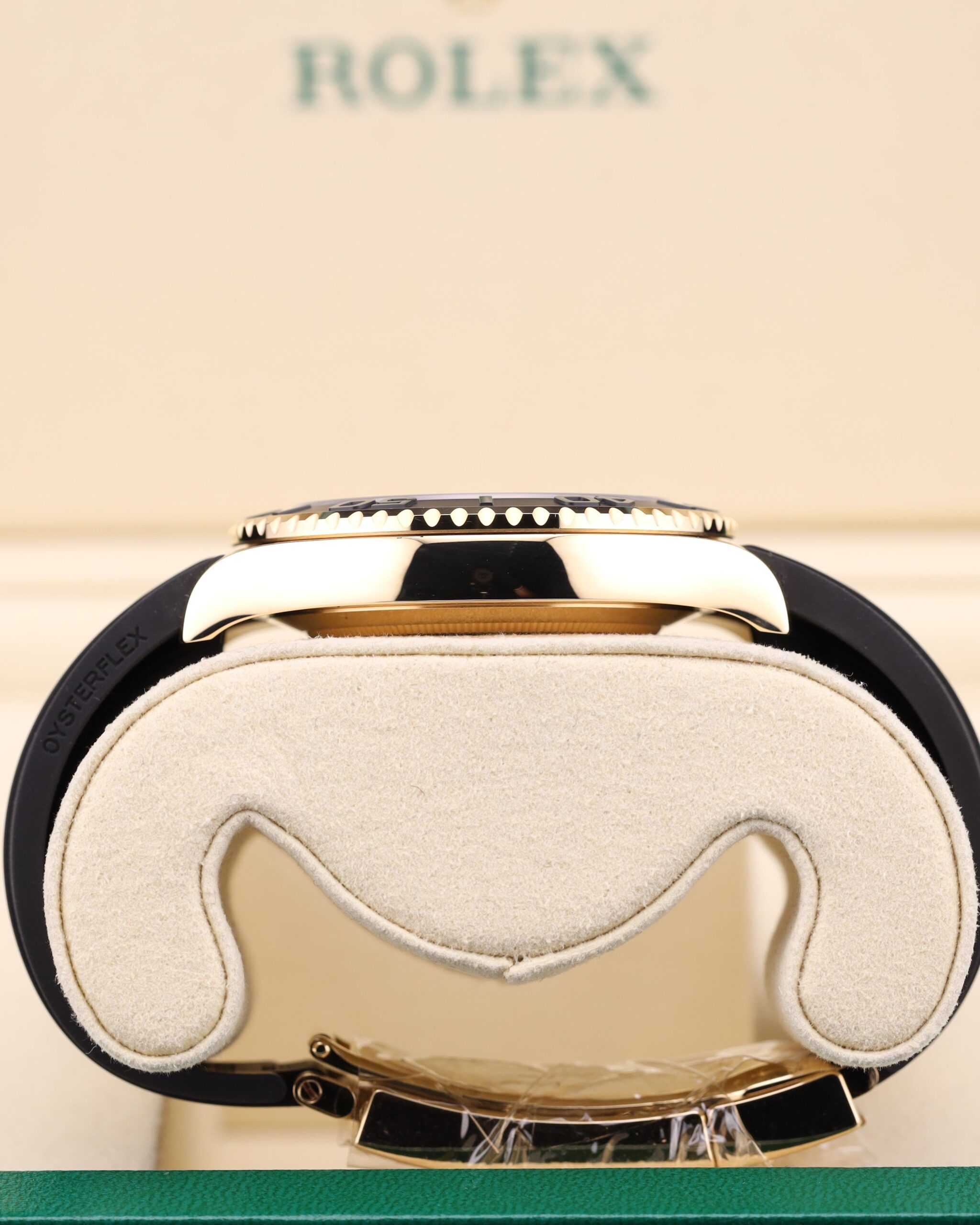 Retro chronograph watch with original lume