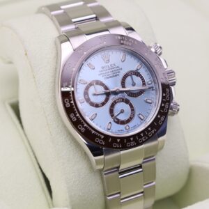 Retro chronograph watch with original lume