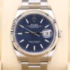 Pre-owned retro chronograph watch close-up