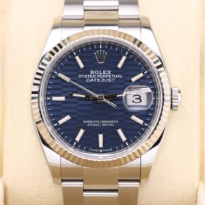 Pre-owned retro chronograph watch close-up