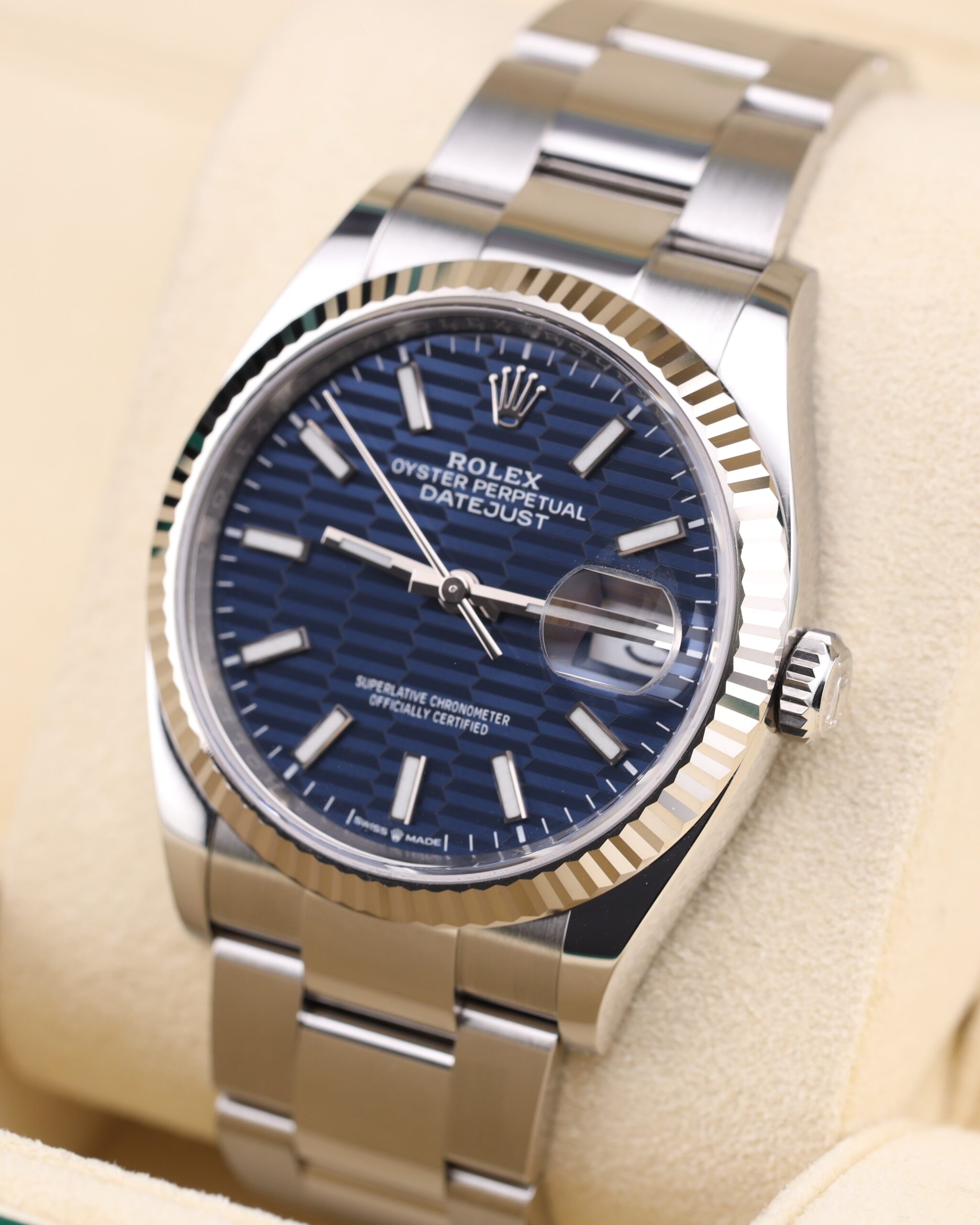 Discontinued sports wristwatch with steel case
