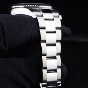 Retro chronograph wristwatch with original lume