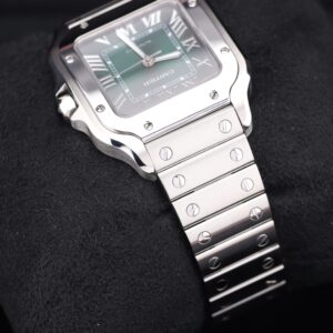 Retro chronograph watch with original lume