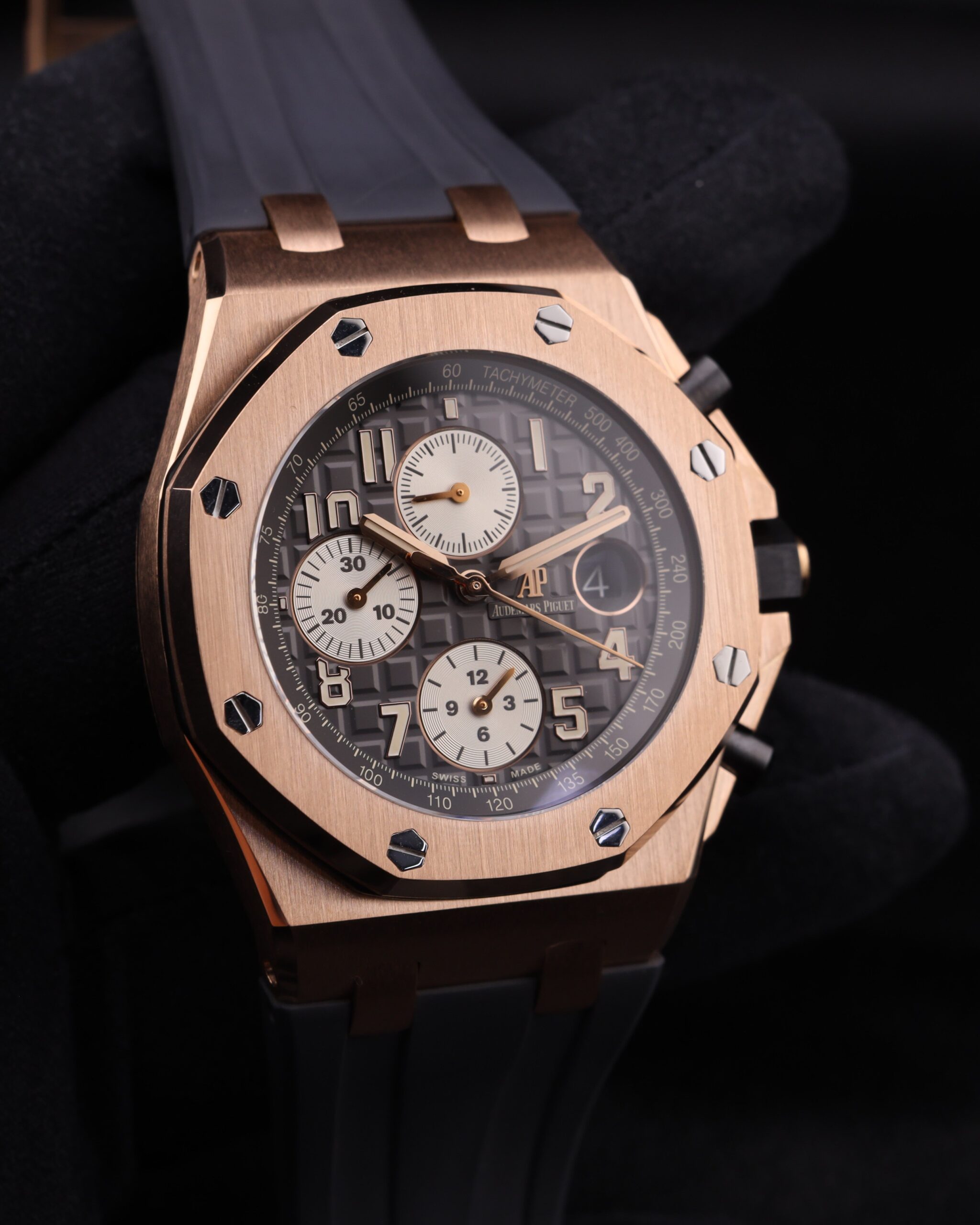 Vintage mechanical wristwatch with patina dial