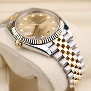 Neo-vintage luxury timepiece with stainless steel case