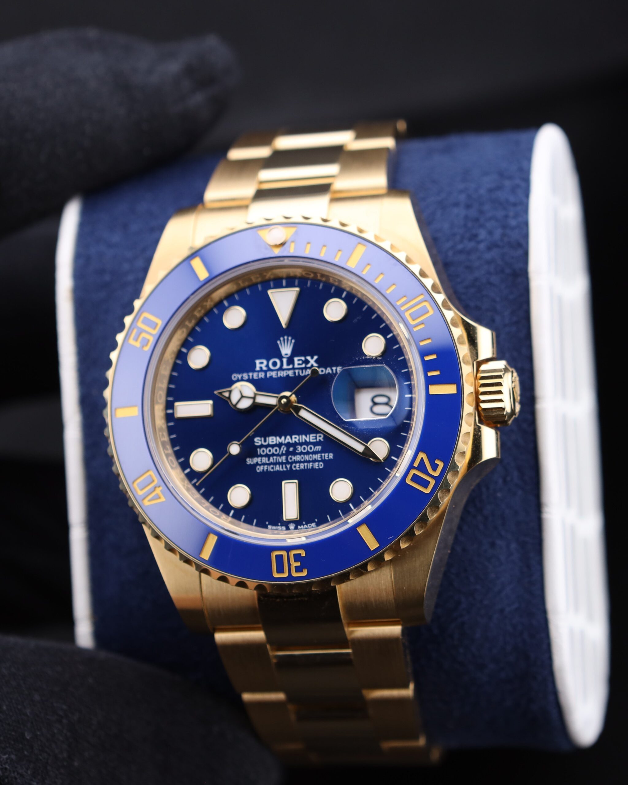Neo-vintage luxury wristwatch close-up
