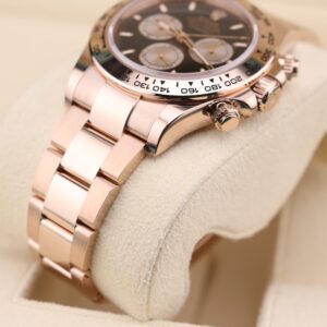 Retro chronograph watch with original lume