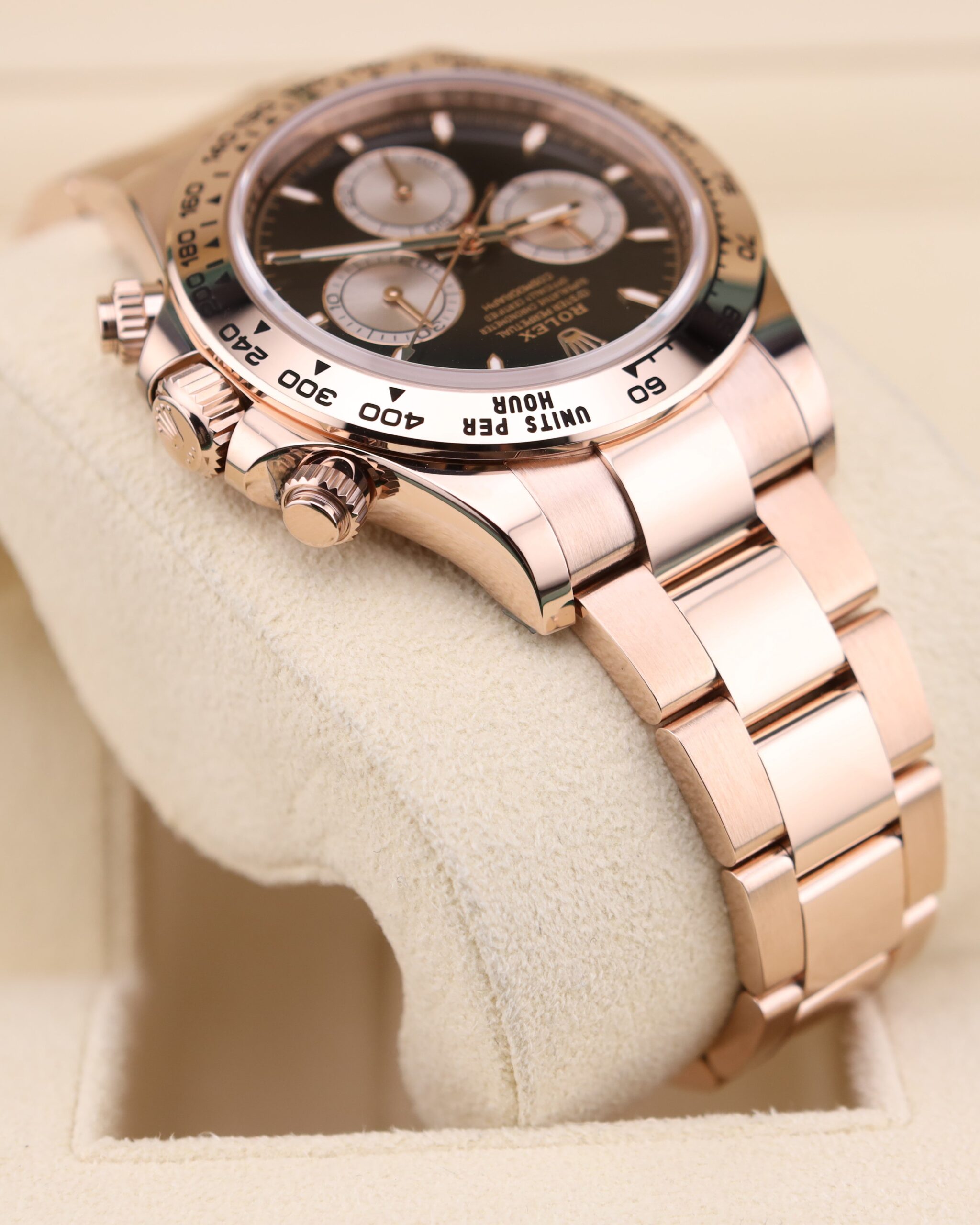 Vintage mechanical wristwatch with patina dial