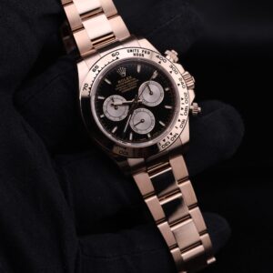 Vintage automatic wristwatch close-up
