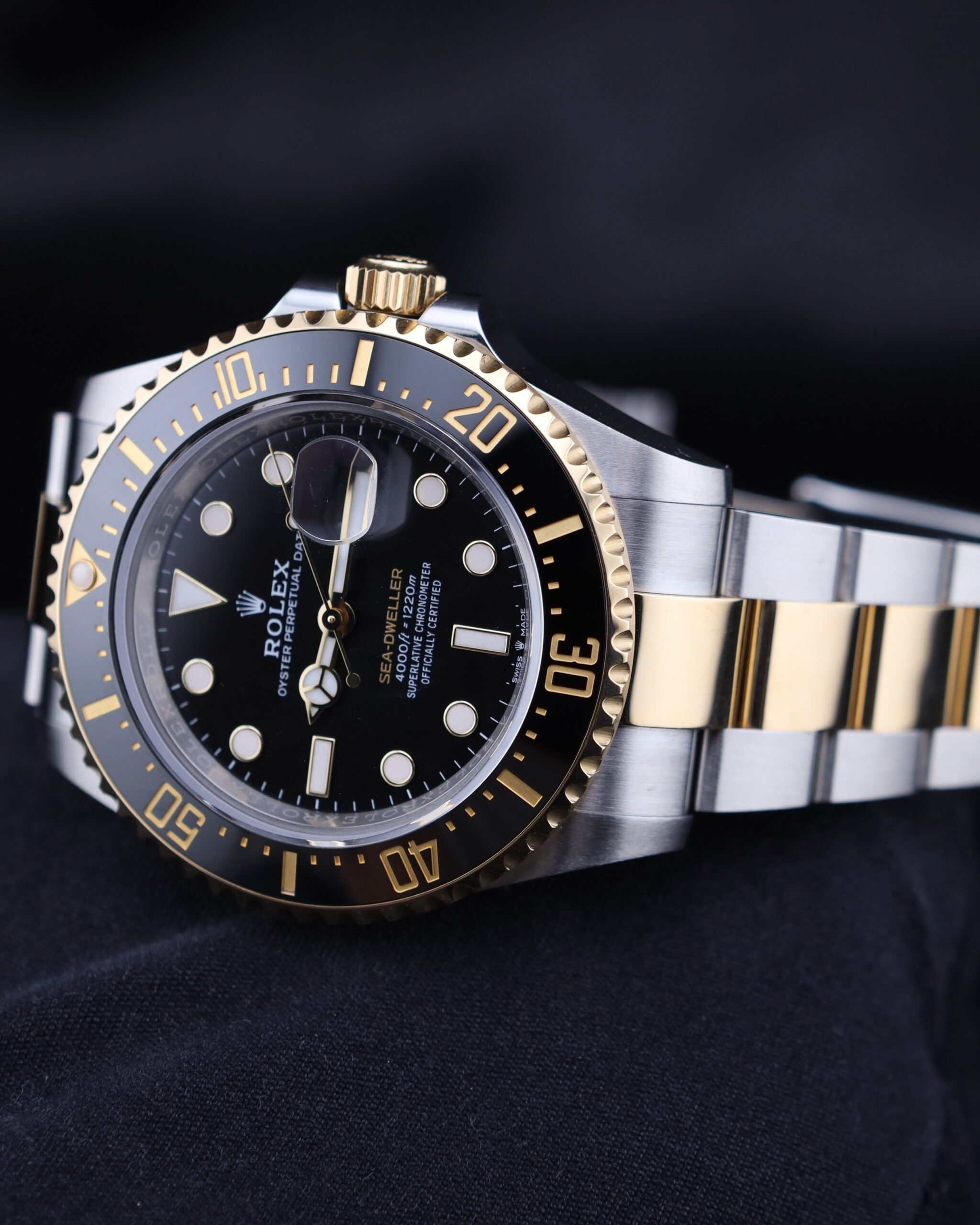 Discontinued sports wristwatch side view