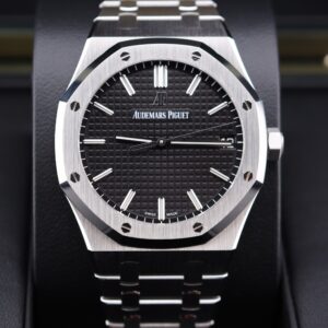 Neo-vintage luxury wristwatch close-up