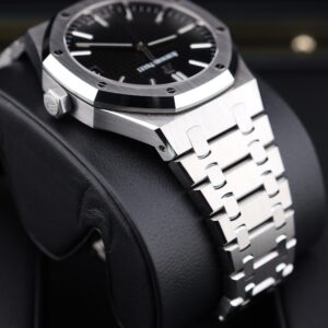 Retro chronograph watch with original lume