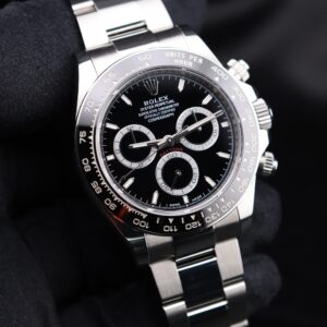Classic vintage wristwatch with leather strap