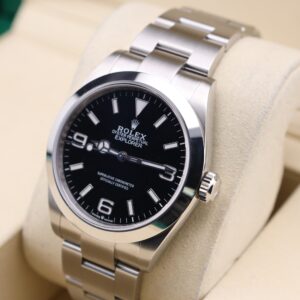 Mid-size vintage dress watch with clean dial