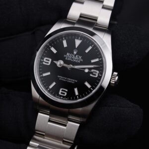 Mid-size vintage dress watch with clean dial